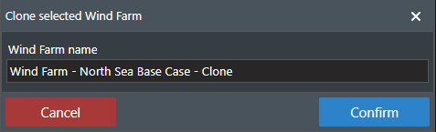 User wind farm clone popup