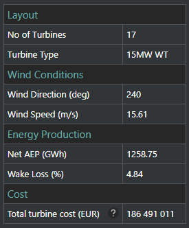 Main comparison simulation data