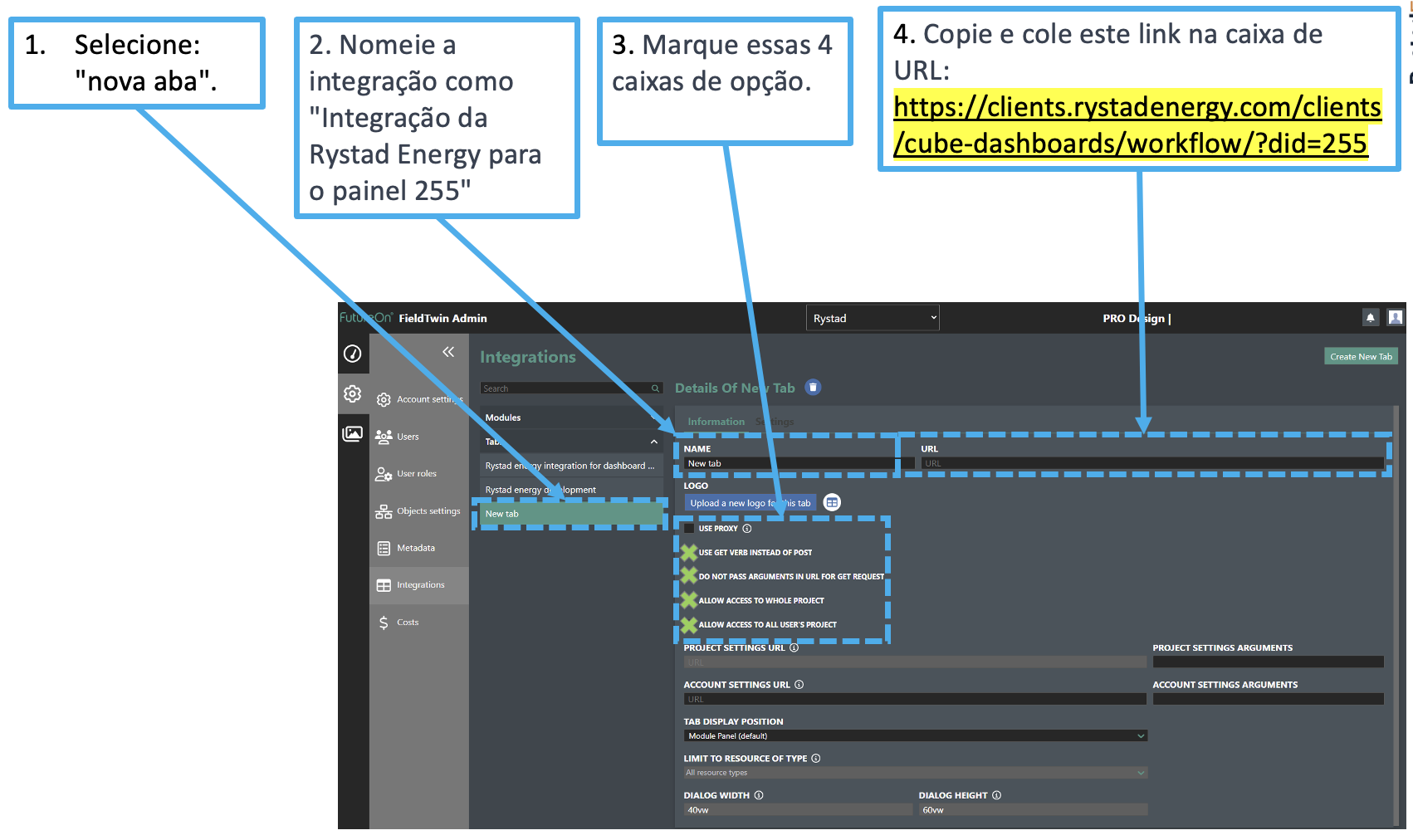 Integration Setup