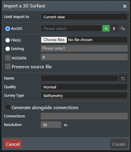 Select ArcGIS and press +